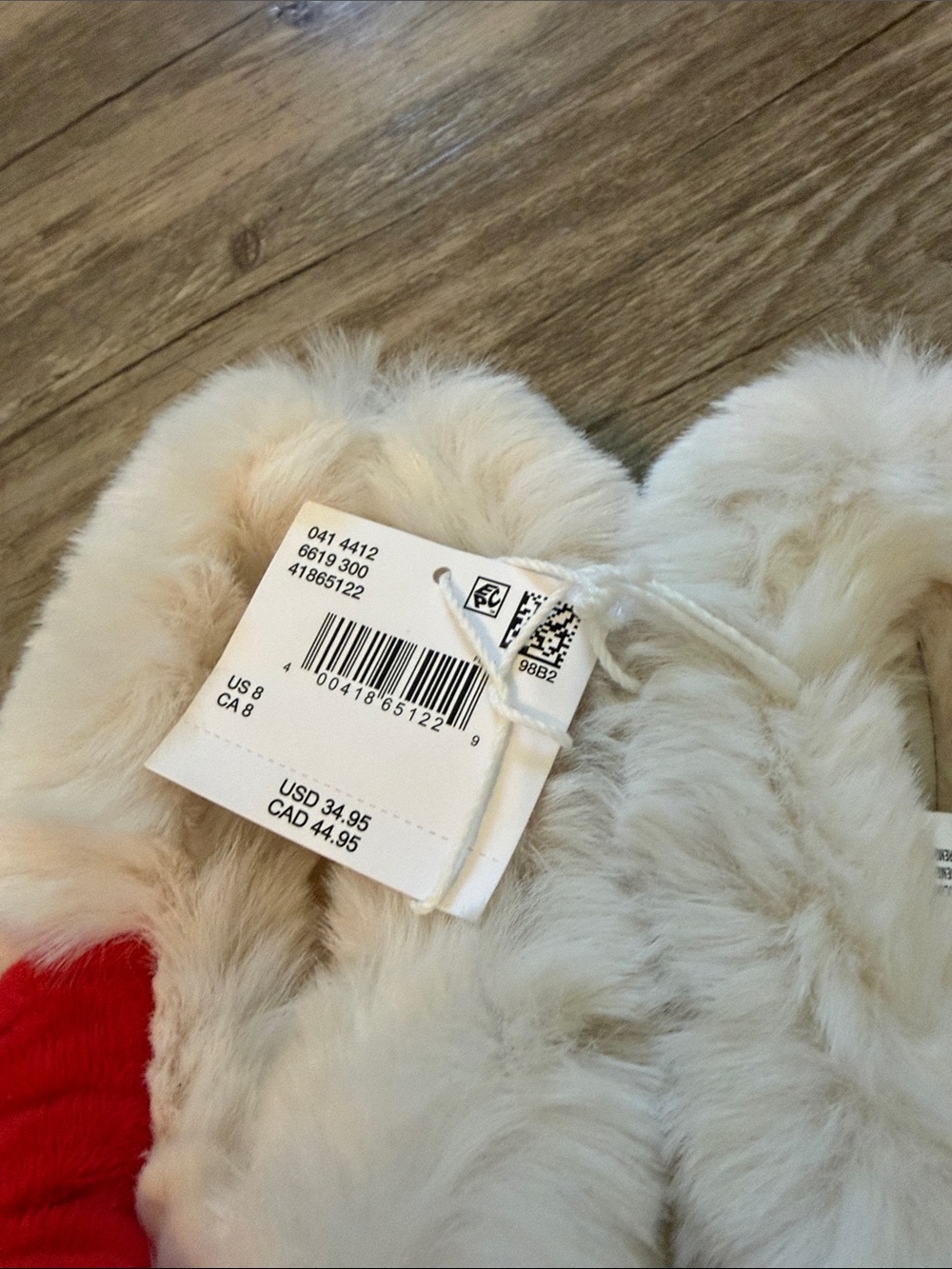 American Eagle Outfitters Grinch Green & Red Plush Slippers - Picture 3 of 4